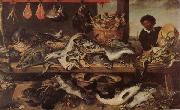 Frans Snyders Fish Stall Sweden oil painting reproduction